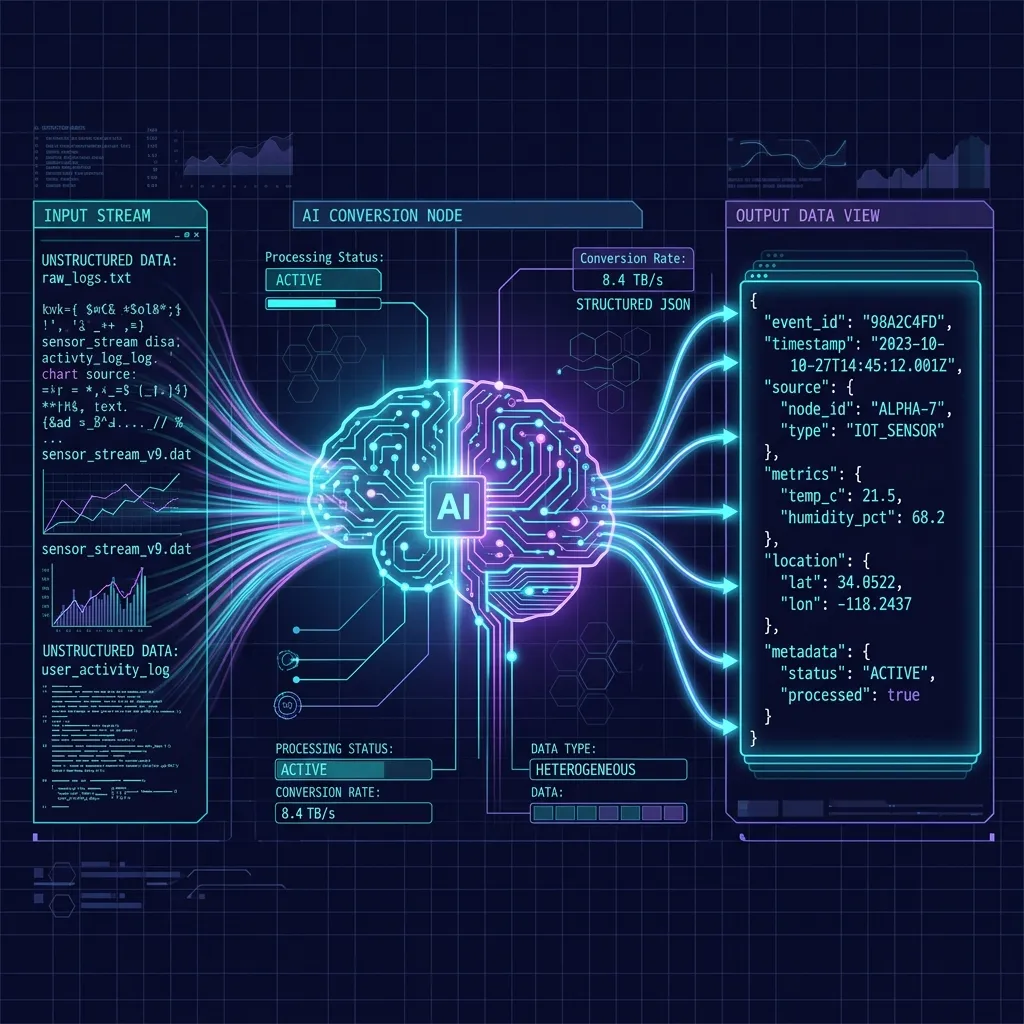Gemini 2.5 Pro AI แปลงข้อมูลเป็น JSON